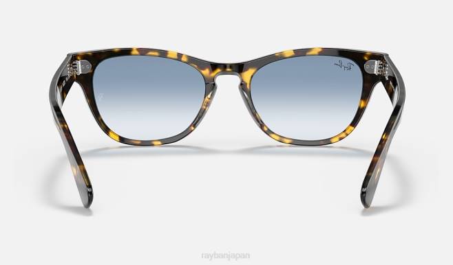 Ray-Ban ポリッシュドイエローハバナ/ブルー 男性 ララミー サングラス 44RX1225