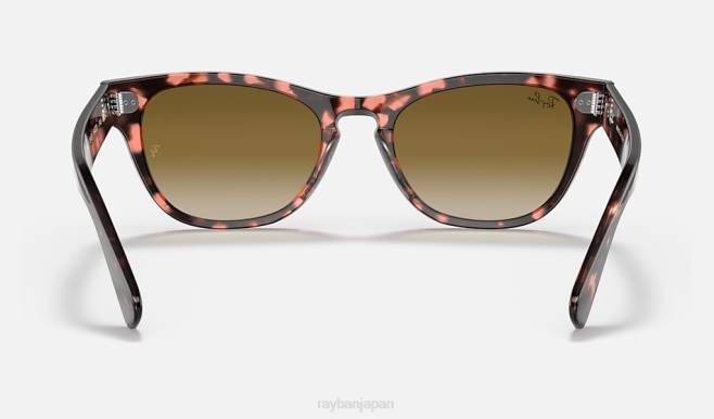 Ray-Ban ポリッシュドピンクハバナ/ブラウン 男性 ララミー サングラス 44RX1226