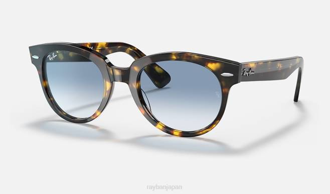 Ray-Ban ポリッシュイエローハバナ/ライトブルー 男性 オリオン サングラス 44RX1241