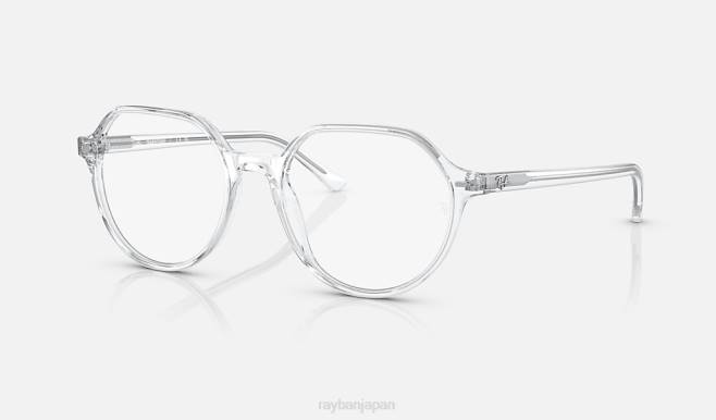 Ray-Ban ポリッシュ透明/クリア/ブルー 男性 タリア遷移 サングラス 44RX1515