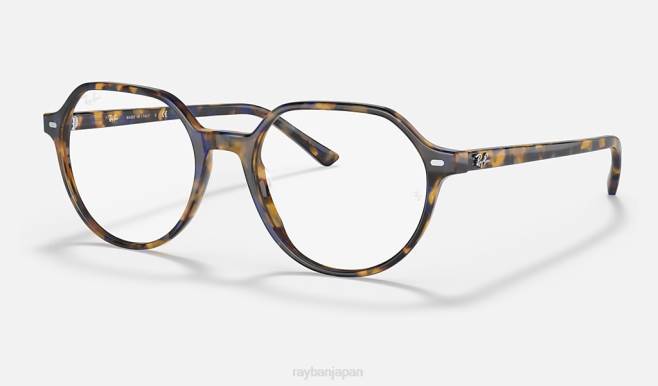 Ray-Ban ポリッシュドイエロー/ブルーハバナ 男性 タリア光学 眼鏡 44RX1669