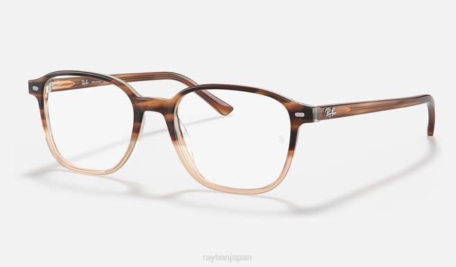 Ray-Ban ポリッシュライトトータス 男性 レナード光学 眼鏡 44RX1827
