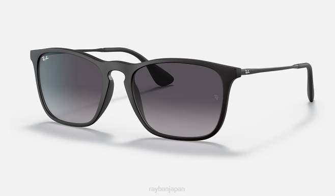 Ray-Ban マットブラック/グレー 男性 クリス サングラス 44RX229