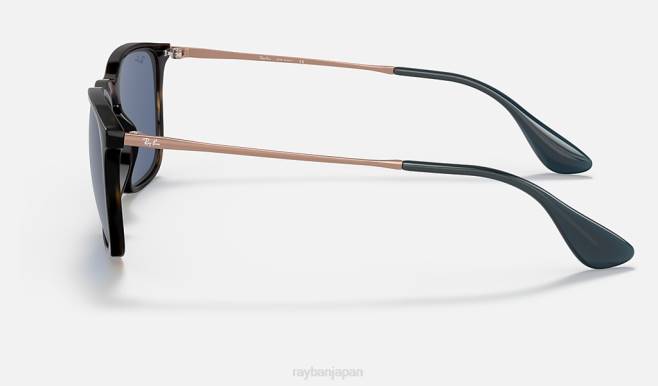 Ray-Ban ポリッシュドハバナ/ブルー 男性 クリス サングラス 44RX232