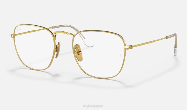 Ray-Ban 磨かれた金 男性 フランクチタン光学 眼鏡 44RX2486