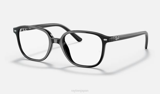 Ray-Ban ポリッシュブラック 子供たち レナード光学 眼鏡 44RX2720