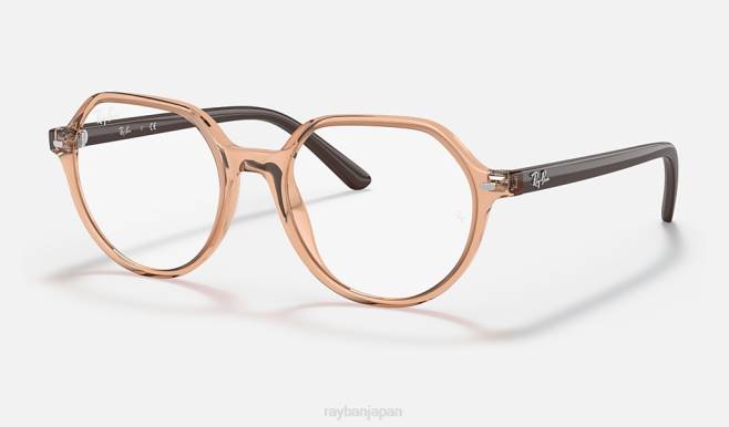 Ray-Ban 磨かれた透明な茶色 子供たち タリア光学 眼鏡 44RX2733