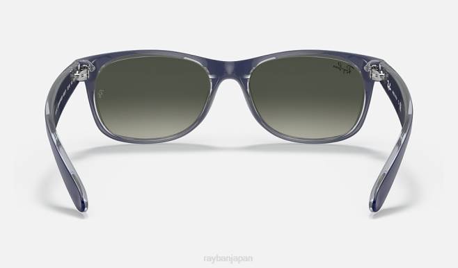 Ray-Ban マットブルー/グレー 男性 新しいウェイファーラーのカラーミックス サングラス 44RX354