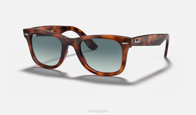 Ray-Ban ポリッシュドレッドハバナ/ブルー 男性 旅人の容易さ サングラス 44RX659