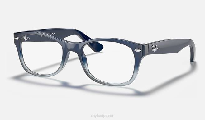 Ray-Ban ポリッシュブルー 子供たち rb1528光学系 眼鏡 44RX2678