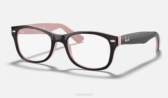 Ray-Ban ピンクの洗練されたハバナ 子供たち rb1528光学系 眼鏡 44RX2679