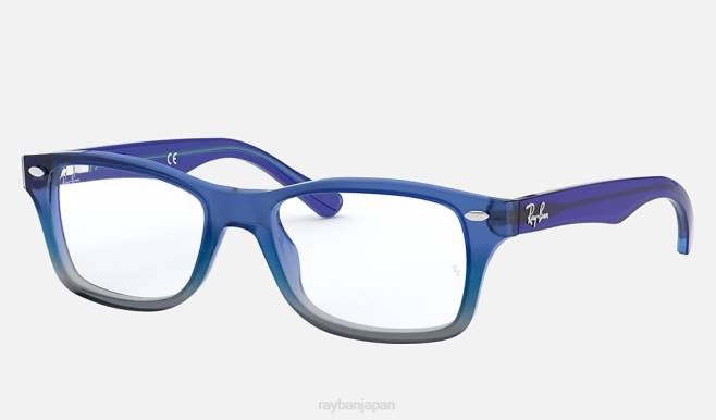 Ray-Ban グレー地に洗練されたブルー 子供たち rb1531光学系 眼鏡 44RX2695