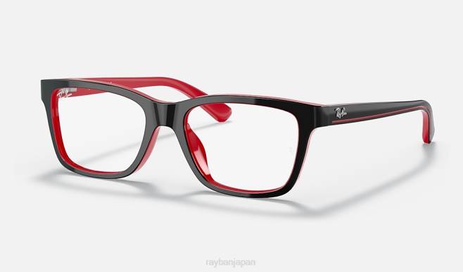 Ray-Ban 赤地に磨かれた黒 子供たち rb1536光学系 眼鏡 44RX2713