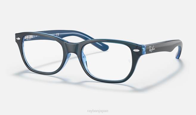 Ray-Ban ポリッシュブルー 子供たち rb1555光学系 眼鏡 44RX2794