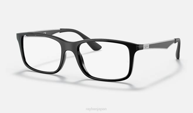 Ray-Ban ポリッシュブラック 子供たち rb1570光学系 眼鏡 44RX2780