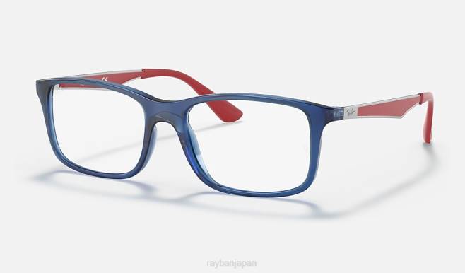 Ray-Ban 磨かれた透明な青 子供たち rb1570光学系 眼鏡 44RX2781