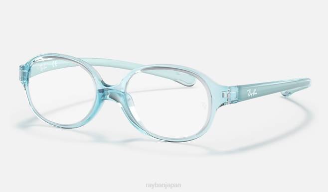 Ray-Ban 磨かれた透明なライトブルー 子供たち rb1587光学系 眼鏡 44RX2808