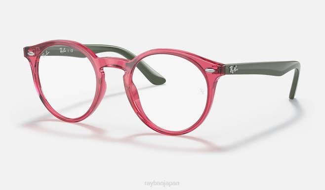 Ray-Ban 磨かれた透明な赤 子供たち rb1594光学系 眼鏡 44RX2657