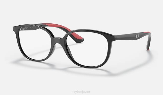 Ray-Ban ポリッシュブラック 子供たち rb1598光学系 眼鏡 44RX2775