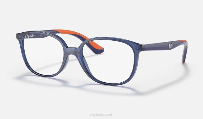 Ray-Ban 磨かれた透明な青 子供たち rb1598光学系 眼鏡 44RX2776