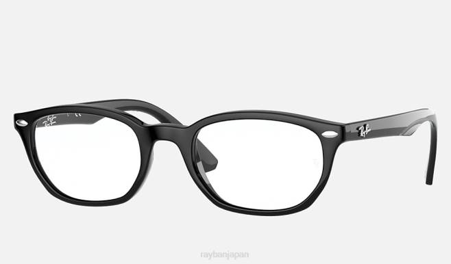 Ray-Ban ポリッシュブラック 子供たち rb1599光学系 眼鏡 44RX2830