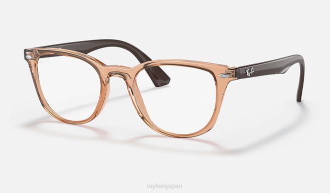 Ray-Ban 磨かれた透明な茶色 子供たち rb1601光学系 眼鏡 44RX2868