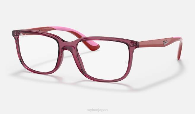 Ray-Ban 磨き上げられた透明なピンク 子供たち rb1605光学系 眼鏡 44RX2836