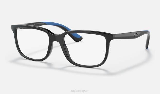 Ray-Ban ポリッシュブラック 子供たち rb1605光学系 眼鏡 44RX2837