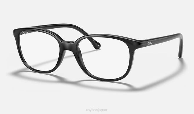 Ray-Ban ポリッシュブラック 子供たち rb1900光学系 眼鏡 44RX2857