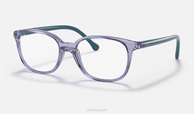 Ray-Ban 磨かれた透明なバイオレット 子供たち rb1900光学系 眼鏡 44RX2859