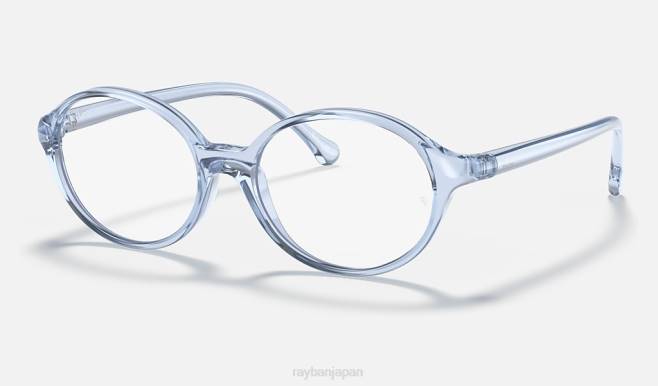 Ray-Ban 磨かれた透明なライトブルー 子供たち rb1901光学系 眼鏡 44RX2727