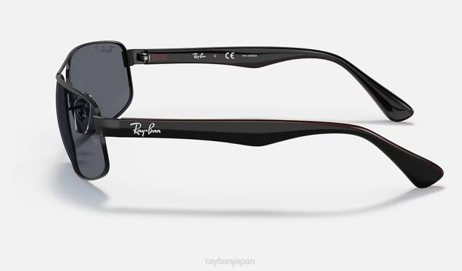 Ray-Ban マットブラック/グレー 男性 rb3445 サングラス 44RX805