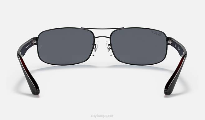 Ray-Ban マットブラック/グレー 男性 rb3445 サングラス 44RX805