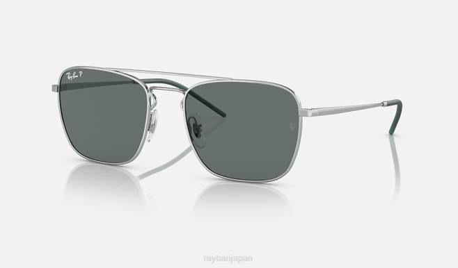 Ray-Ban ポリッシュシルバー/グレー 男性 rb3588 サングラス 44RX423