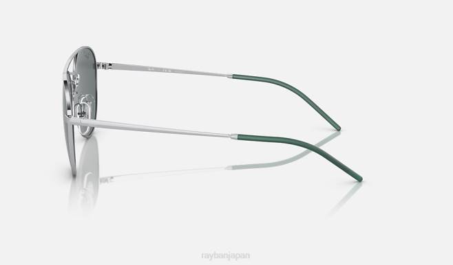 Ray-Ban ポリッシュシルバー/グレー 男性 rb3589 サングラス 44RX799