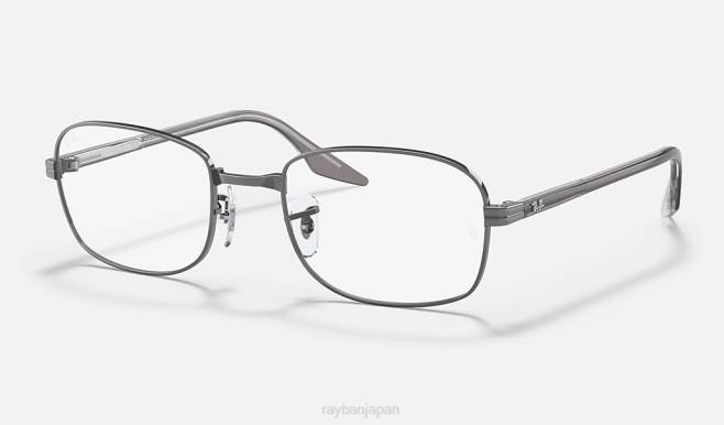 Ray-Ban ポリッシュガンメタル 男性 rb3690光学系 眼鏡 44RX2089
