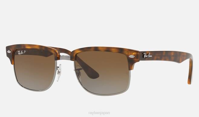 Ray-Ban マットハバナ/ブラウン 男性 rb4190 サングラス 44RX1272