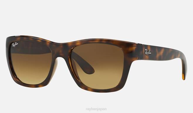 Ray-Ban ポリッシュドライトハバナ/ブラウン 男性 rb4194 サングラス 44RX1358