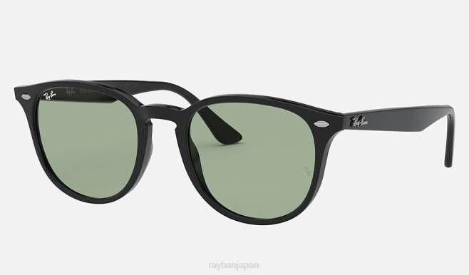 Ray-Ban ポリッシュブラック/ライトグリーン 男性 rb4259 洗浄済みレンズ サングラス 44RX1169