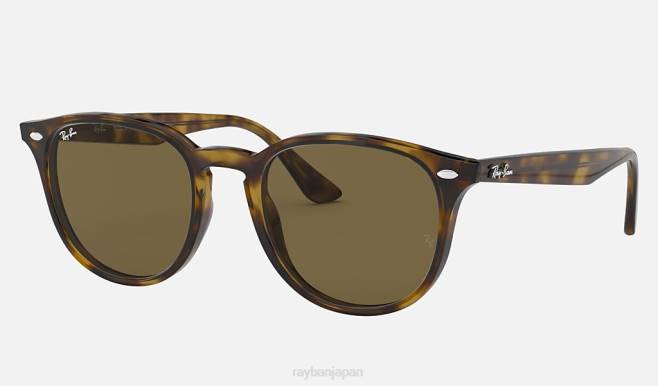 Ray-Ban ポリッシュドライトハバナ/ダークブラウン 男性 rb4259 サングラス 44RX931