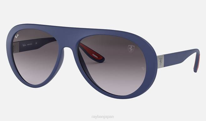 Ray-Ban マットブルー/グレー 男性 rb4310mスクーデリアフェラーリコレクション サングラス 44RX1019