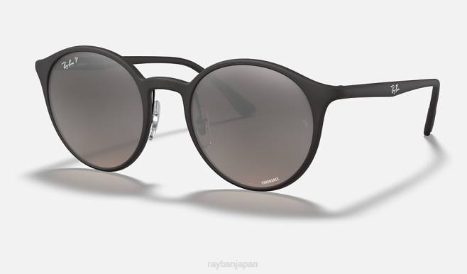 Ray-Ban マットブラック/シルバー 男性 rb4336ch クロマンス サングラス 44RX1029