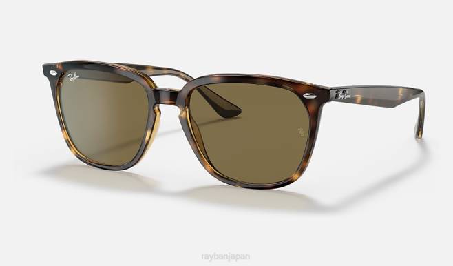 Ray-Ban ポリッシュドハバナ/ダークブラウン 男性 rb4362 サングラス 44RX1299