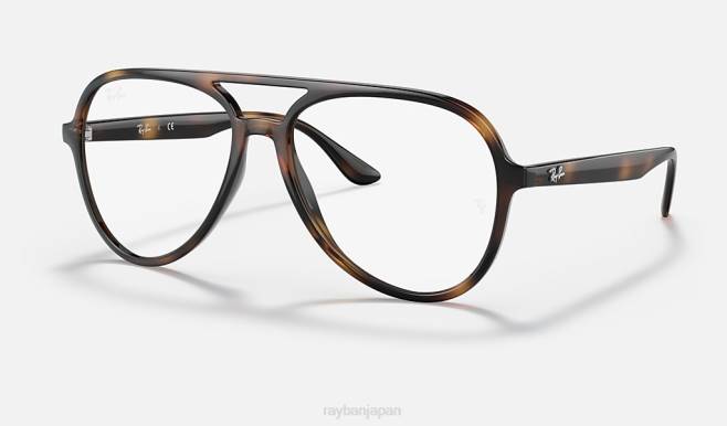 Ray-Ban 洗練されたハバナ 男性 rb4376v 光学系 眼鏡 44RX1804