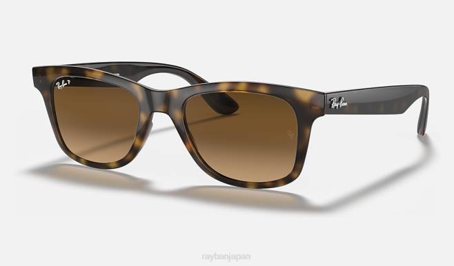 Ray-Ban ポリッシュドライトハバナ/ブラウン 男性 rb4640 サングラス 44RX847