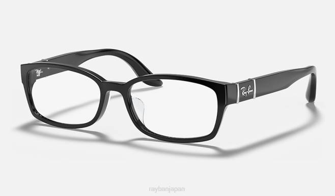 Ray-Ban ポリッシュブラック 男性 rb5198光学系 眼鏡 44RX2476