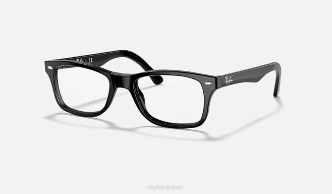 Ray-Ban ポリッシュブラック 女性 rb5228光学系 眼鏡 44RX2550