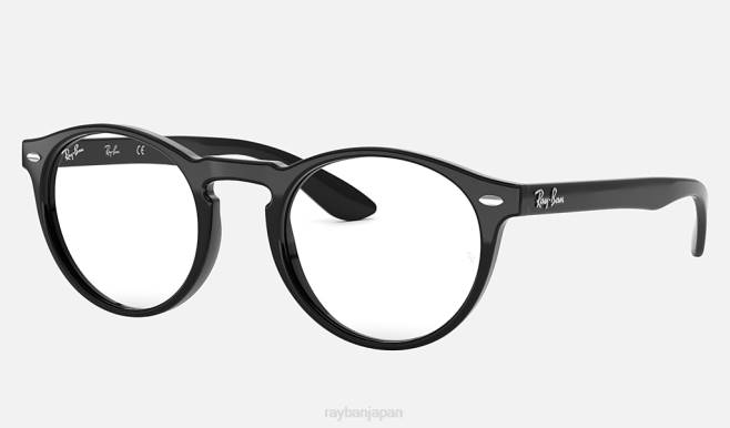 Ray-Ban ポリッシュブラック 男性 rb5283光学系 眼鏡 44RX2002