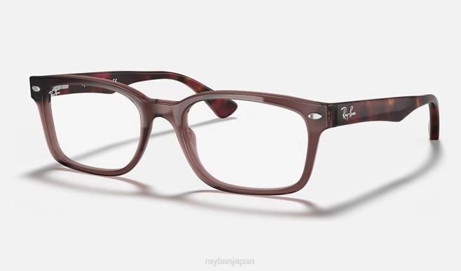 Ray-Ban ポリッシュブラウン 女性 rb5286光学系 眼鏡 44RX2616