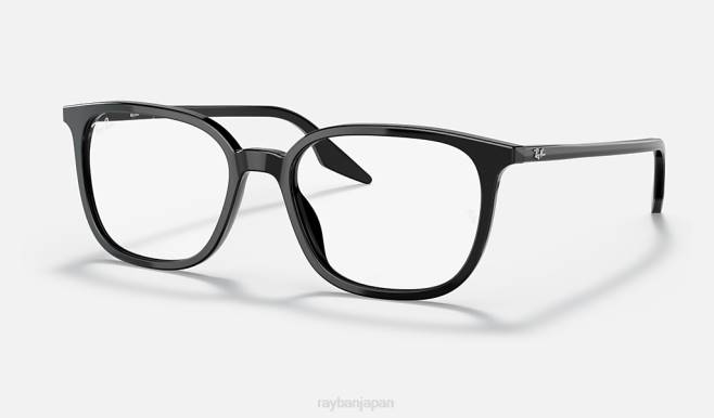 Ray-Ban ポリッシュブラック 男性 rb5362光学系 眼鏡 44RX2094